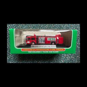 Hess Miniature Fire Truck 1999
